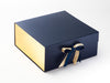 Sample Metallic Gold Foil FAB Sides® Featured on Navy Gift Box