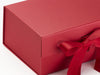 Example of Red Textured Fab Sides® on Red Gift Box
