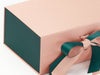 Rose Gold Gift Box and Hunter Green FAB Sides® and Ribbon