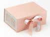 Sample Silver Snowflake FAB Sides® Featured on Rose Gold Gift Box