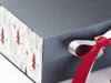 Xmas Tree Modern FAB Sides® Close Up Featured on Pewter A5 Deep Gift Box