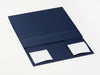 Navy Blue A5 Deep Gift Box Without Ribbon Supplied Flat