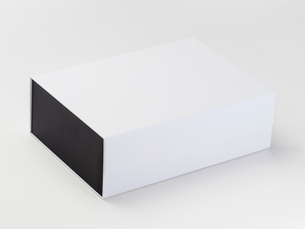 White A4 Deep Gift Boxes no ribbon