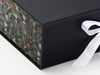 Sample Xmas Mistletoe FAB Sides® Featured on Black A4 Deep Gift Box Close Up