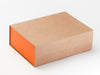 Sample Orange FAB Sides® Featured on Natural Kraft A4 Deep Gift Box