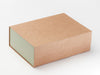 Sage Green FAB Sides® Featured on Natural Kraft A4 Deep Gift Box