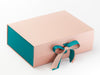 Jade FAB Sides Featured on Rose Gold A4 Deep Gift Box with Jade Double Ribbon