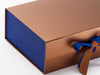 Cobalt Blue FAB Sides® Decorative Side Panels featured on Copper Gift Box