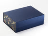 Sample Xmas Pine Cones FAB Sides® Featured on Navy Blue No Ribbon A4 Deep Gift Box