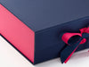 Sample Hot Pink FAB Sides® Featured on Navy Gift Box