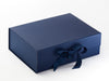 Sample Navy Textured FAB Sides® Featured on Navy Blue A4 Deep Gift Box