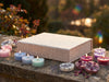 A5 Shallow Linen Gift Box for Candles