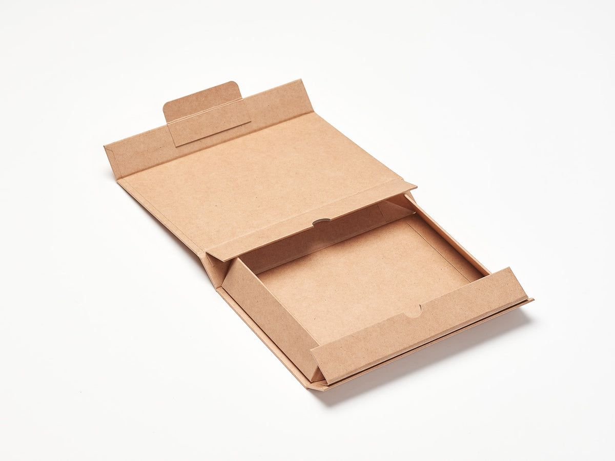 Natural Kraft A6 Shallow No Magnet Gift Box Partly Assembled