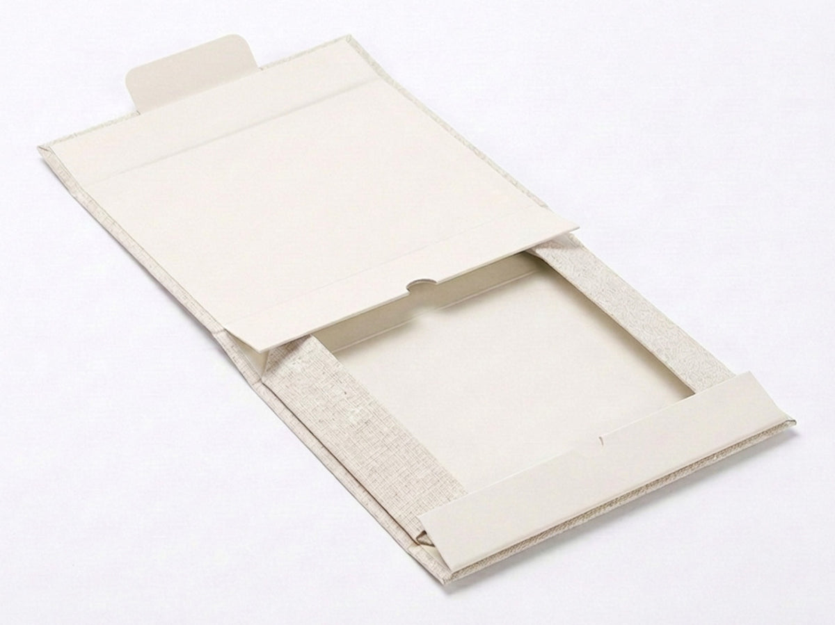 A6 Shallow Natural Linen Gift Box Sample