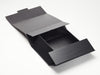 Black A4 Deep No Magnets Gift Box Sample Partly Assembled