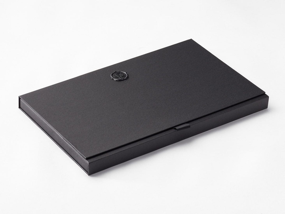 Black DocuBox Featuring Black Wax Seal