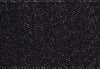 Black Metallic Sparkle 80cm Satin Ribbon