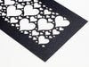 Sample Black Hearts FAB Sides® Decorative Side Panels Close Up