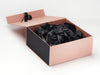 Black Tissue Paper featured with Rose Gold Gift Box and Black FAB Sides