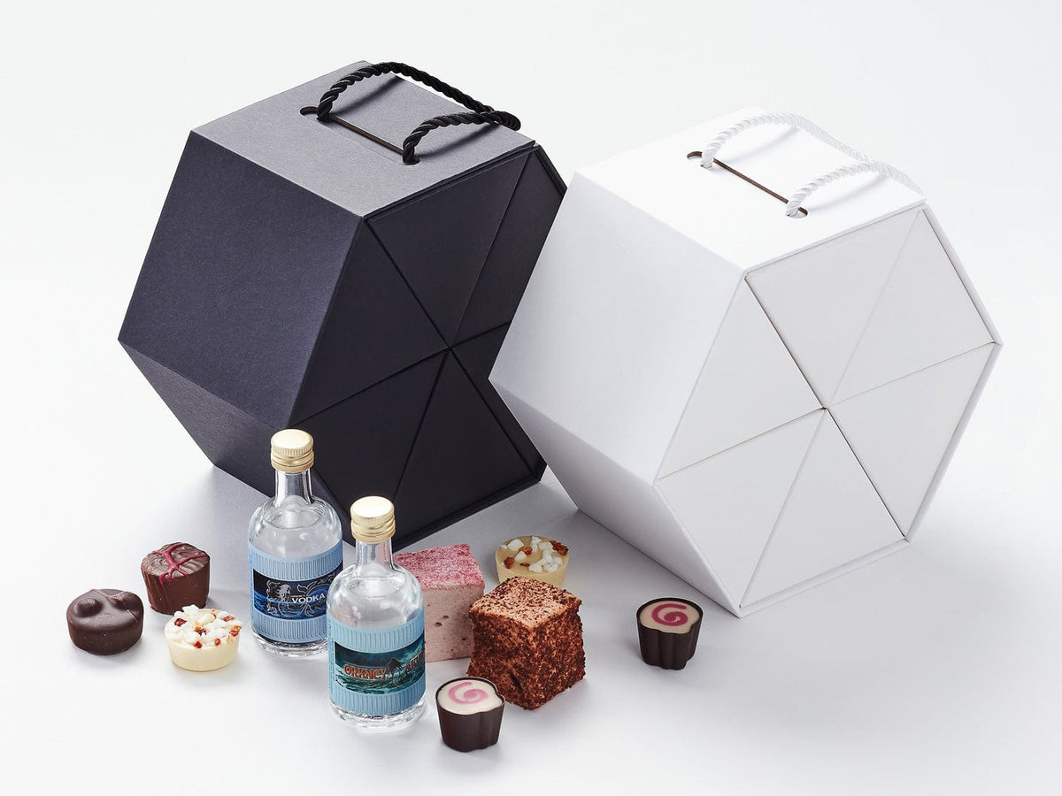 Black and White RollaBoxes Assembled Closed