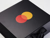 Custom CMYK Logo Onto Black Gift Box