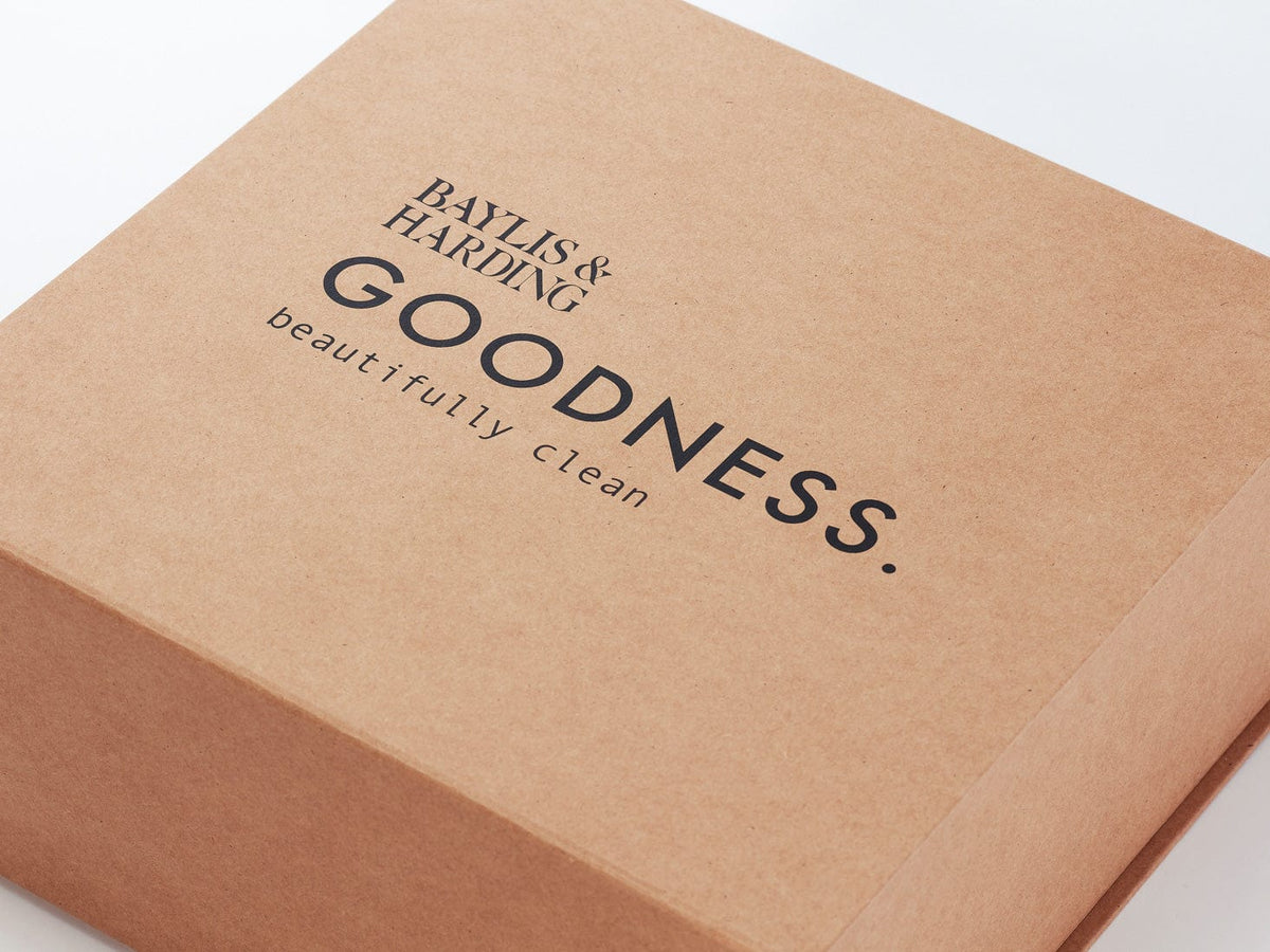 Example of 1 Colour Screen Print Onto Natural Kraft Gift Box