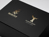 Black luxury gift box with Bearface and Glendalough Distillery logos.