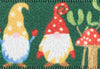 Enchanted Forest Satin Ribbon Featuring Cute Christmas Gnome Design