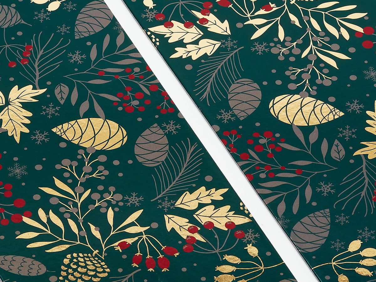 Forest Green XL Pine Cone Panels Detail