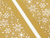 Sample Gold Snowflakes FAB Sides® Decorative Side Panels Close Up