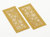 Gold Snowflakes FAB Sides® Decorative Side Panels