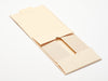 Hessian Linen A5 Deep No Magnet Gift Box Open Flat