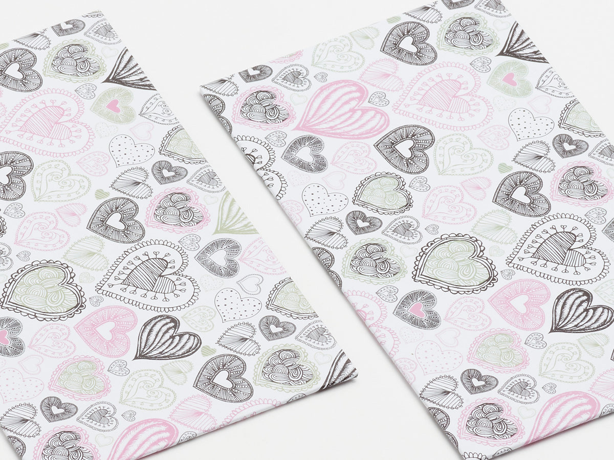 Love Doodle FAB Sides® Decorative Side Panels Close Up - A5 Deep