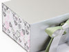 Love Doodle FAB Sides® Featured on Silver Gift Box with Spring Moss and Silver Sparkle Double Ribbon