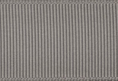 Metal Gray Grosgrain Ribbon
