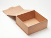Natural Kraft XL Deep No Magnets Gift Box Assembled Open