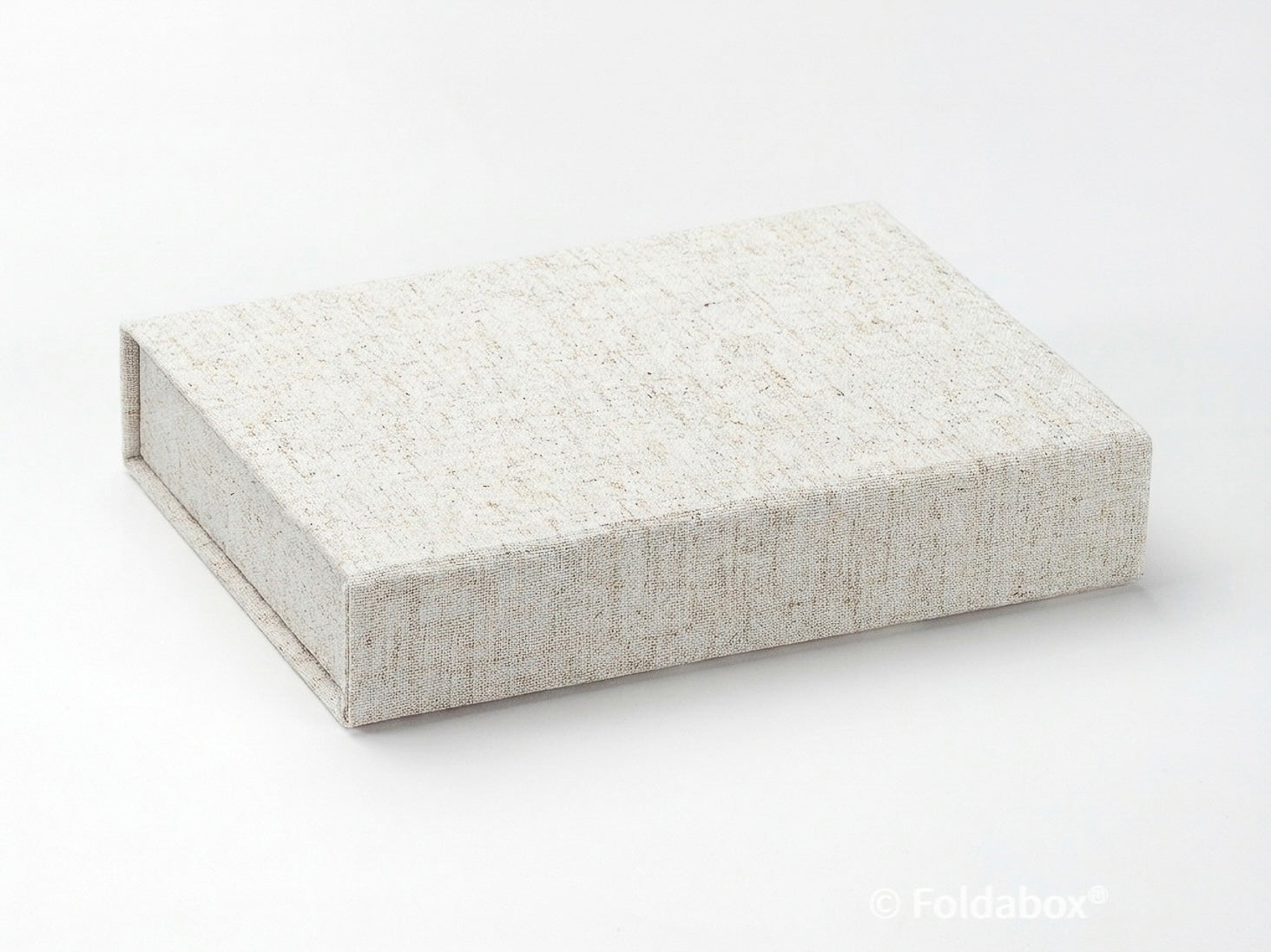 Natural Linen A5 Shallow Gift Box
