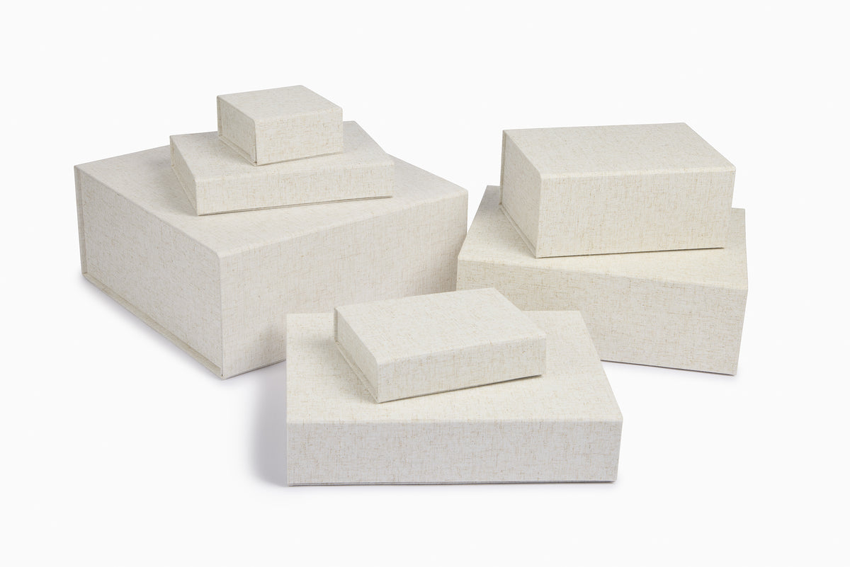 Natural Linen Gift Box Collection