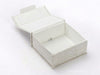 Small Natural Linen Gift Box Open