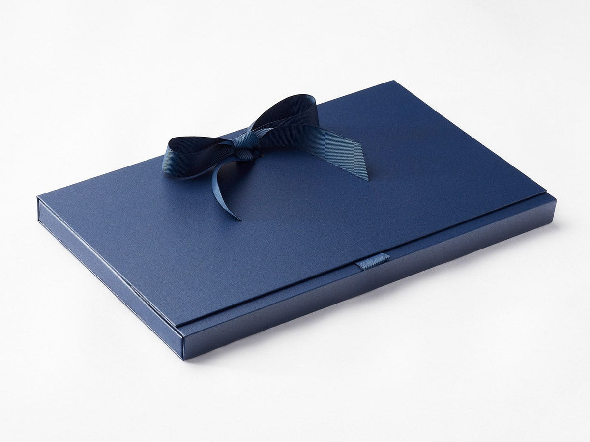 Navy DocuBox Sample Supplied with Ribbon