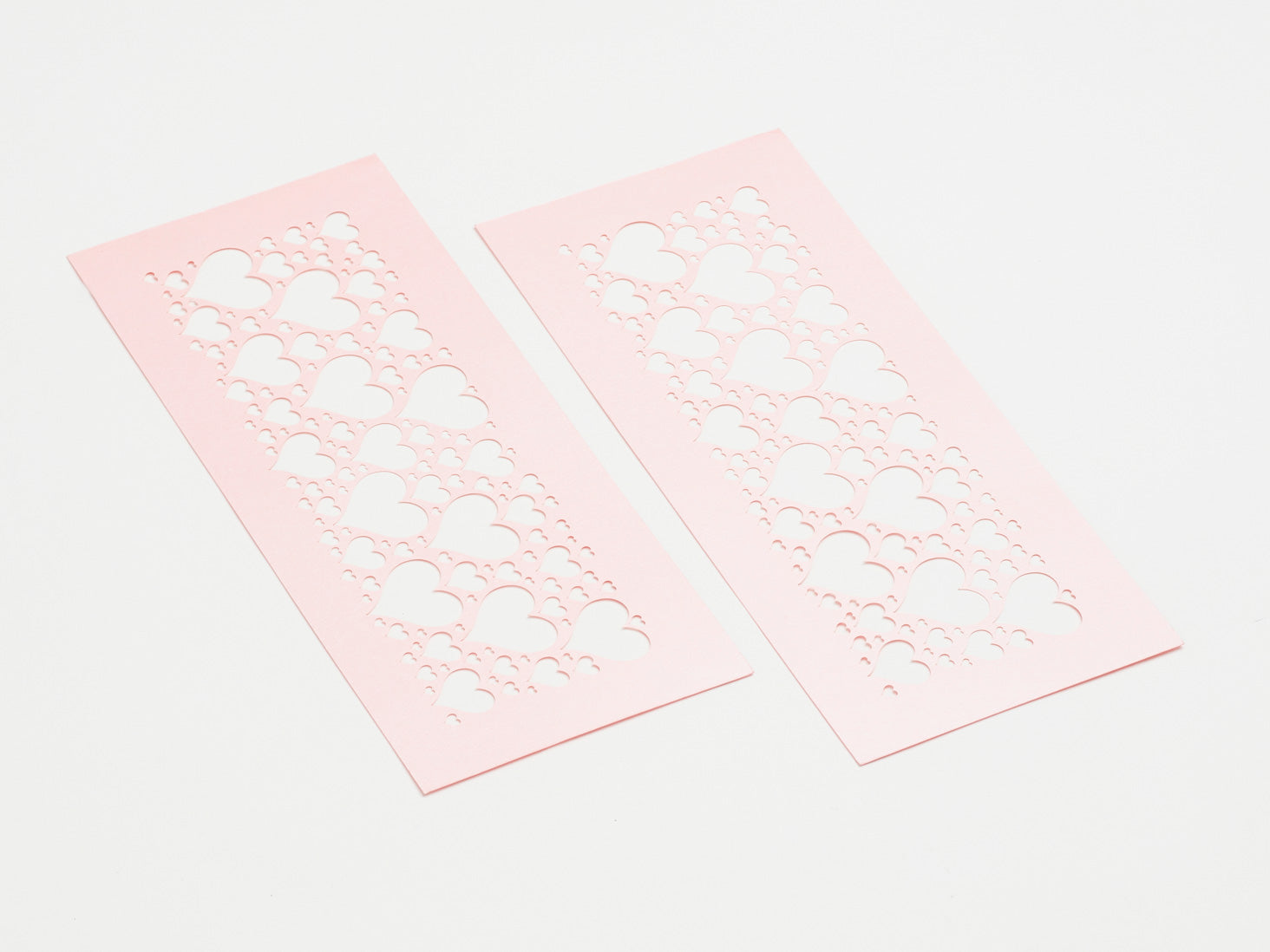 Sample Pale Pink FAB Sides® Decorative Side Panels - A4 Deep