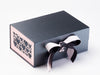 Pale Pink Hearts FAB Sides® Decorative Side Panels Featured on Pewter Gift Box with Powder Pink Double Ribbon