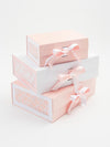 White Hearts FAB Sides® Featured on Pale Pink Gift Boxes