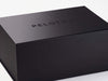 Black Peloton box on a white background