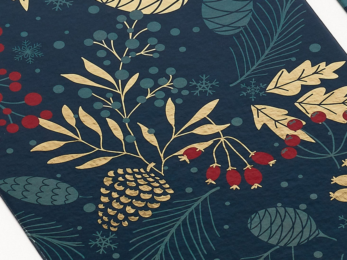 Xmas Pine Cones FAB Sides® Decorative Side Panels Close Up Detail