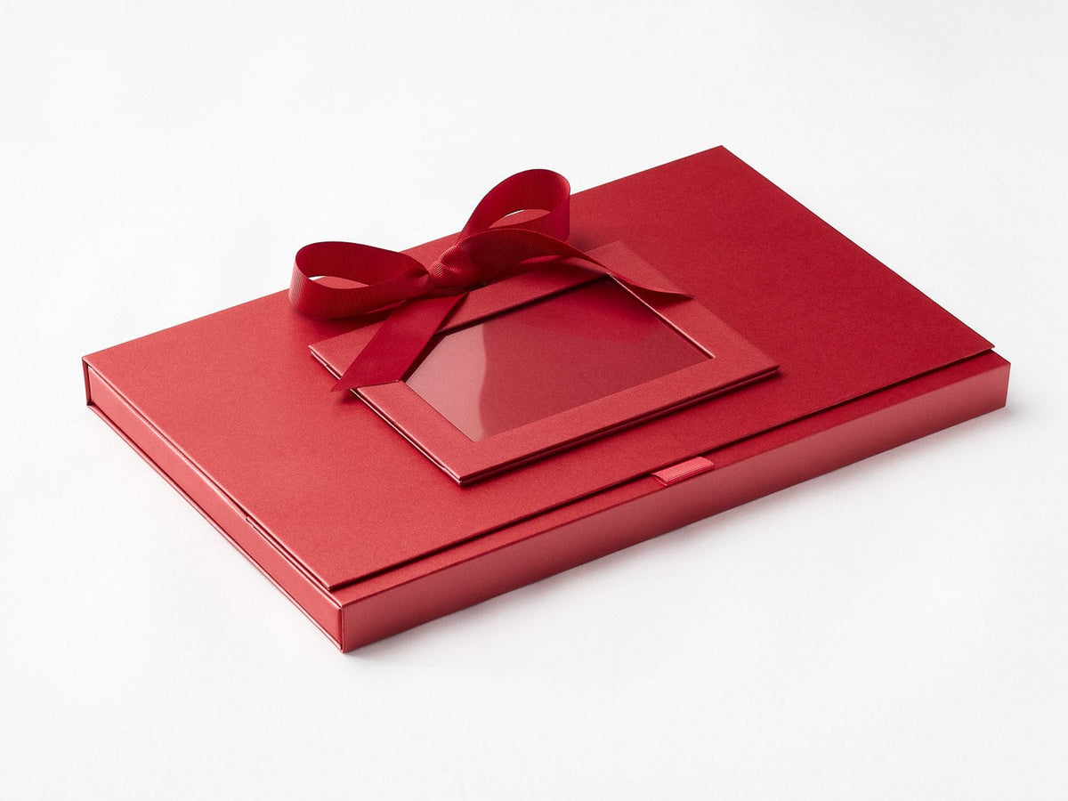 Red A4 DocuBox Featured with Red Photo Frame