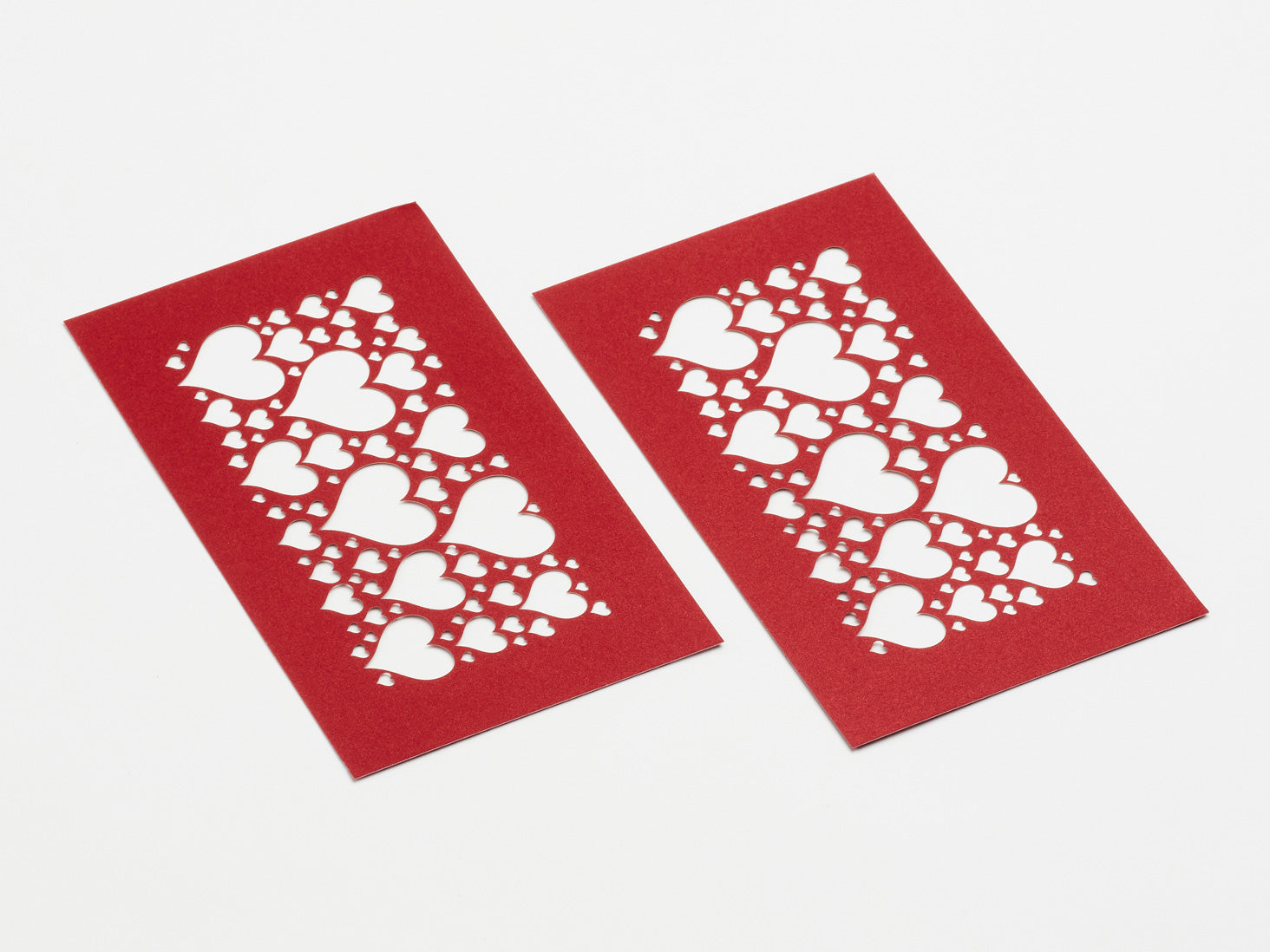 Red Hearts FAB Sides® Decorative Side Panels - A5 Deep