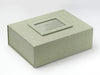 Sage Green Linen Photo Frame Featured on Sage Green Linen Gift Box