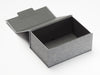 Sample Gray Linen A5 Deep No Magnets Gift Box Assembled Open