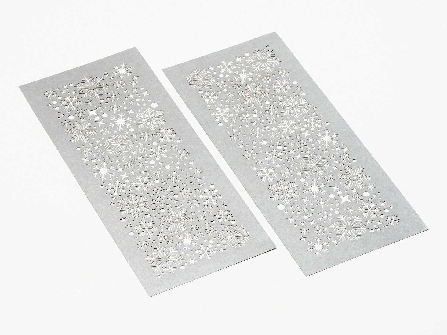 Silver Snowflake FAB Sides® Decorative Side Panels
